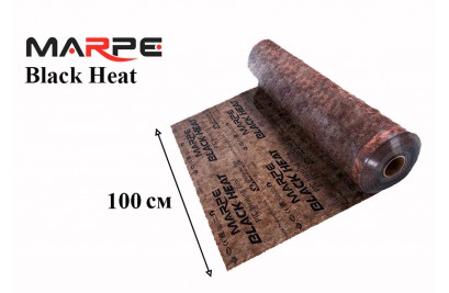 Сплошной саморегулирующийся теплый пол MARPE Black Heat (220 Вт/м2; ширина 100 см)